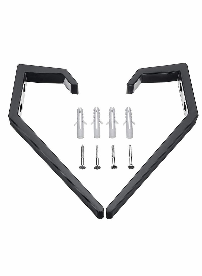 Excefore Helmet Holder Helmet Holder Hook Jacket Bags Wall Mount Cloth Display Rack Hanger 2PCS - Image 4