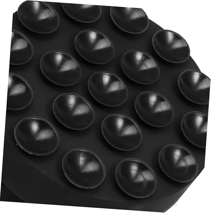 4 قطع وسادات اهتزاز الغسالة السوداء مانعة للانزلاق، رافعات أرجل الأثاث، وسائد تثبيت - Image 5