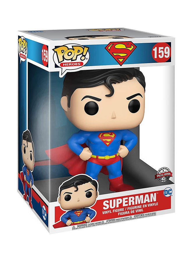 NIBEMINENT Funko POP! Heroes159 - Superman Jumbo Sized Vinyl Figure, 10inch - Image 1