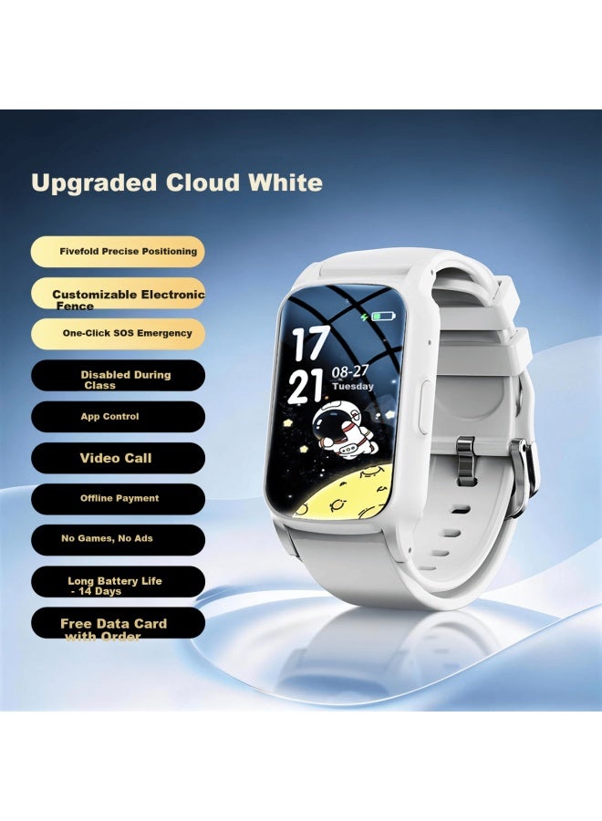 Suoying Sos Emergency Kids Phone Watch For Ages 6-18, Waterproof Gps Calling Video Remote Monitoring Smarch With Sim Card, Compatible With Huawei Xiaomi - Image 1