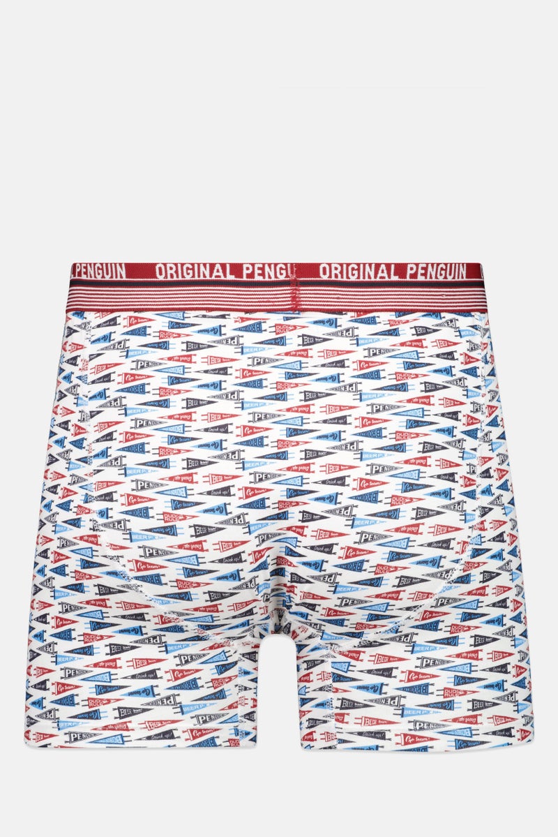 Original Penguin Men 2 Pcs Allover Print Boxer Briefs, Multicolor - Image 3