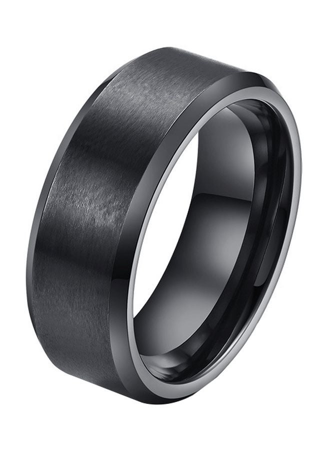 Double Bevel 316 Titanium Steel Ring - Image 1