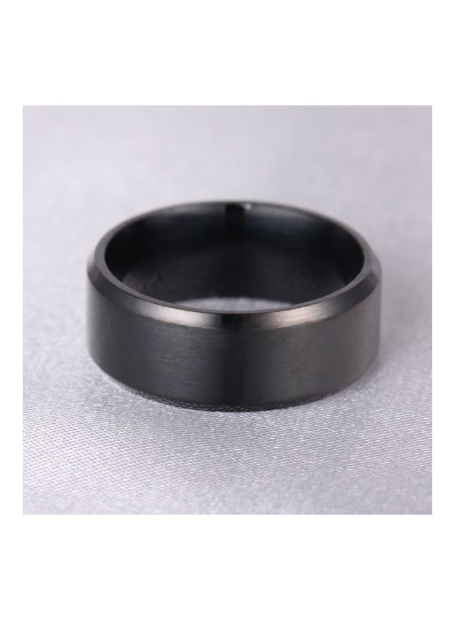 Double Bevel 316 Titanium Steel Ring - Image 2