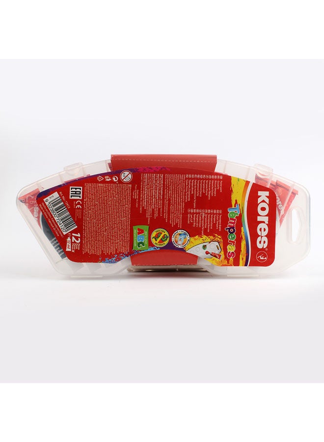 Kores Temperas, 12 Tubes  No:72412" - Image 2