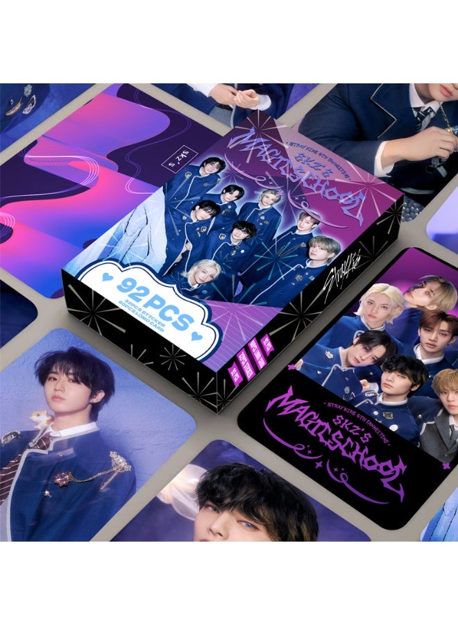 NIBEMINENT 92 Pcs Kpop Stray Kids Lomo Cards Card For Fans Collection Gifts - Image 1
