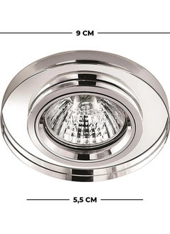 Kendal KDA821 7W GU5.3 Round Mirrored Spotlight Case Daylight Color (Bulb Included)  - Image 2