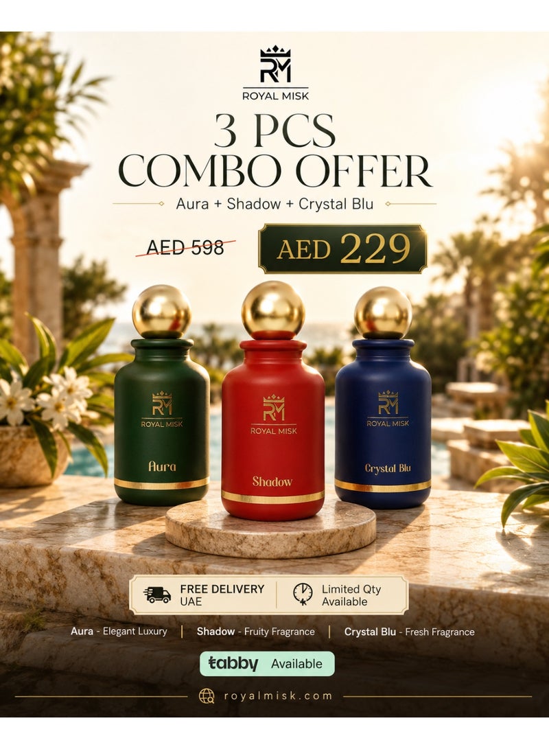 Royal Misk Luxury Collection – 3 PCS Gift Set