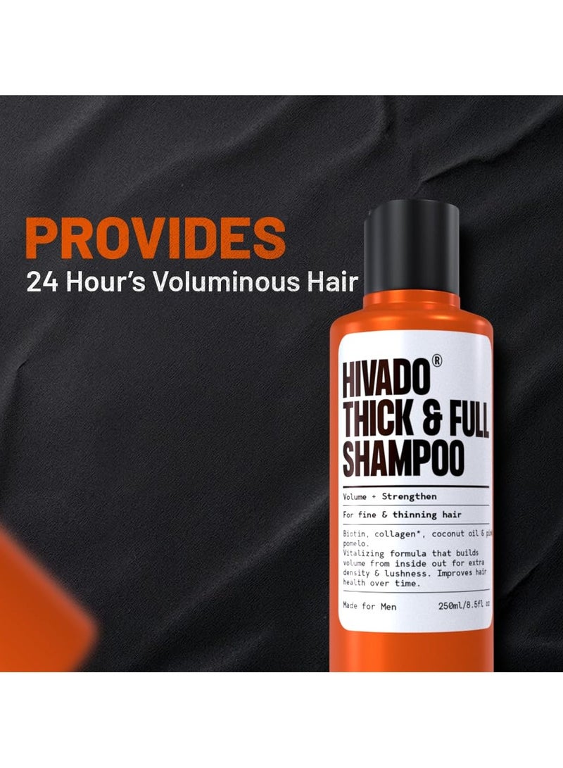 هيفادو شامبو الشعر الكثيف والممتلئ - الشعر الخفيف والضعيف - كثافة وخضرة - تقوية الشعر من الجذور إلى الأطراف - شعر قوي - غير سام للرجال, - Image 2