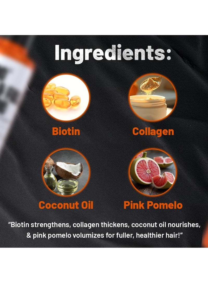 هيفادو شامبو الشعر الكثيف والممتلئ - الشعر الخفيف والضعيف - كثافة وخضرة - تقوية الشعر من الجذور إلى الأطراف - شعر قوي - غير سام للرجال, - Image 3