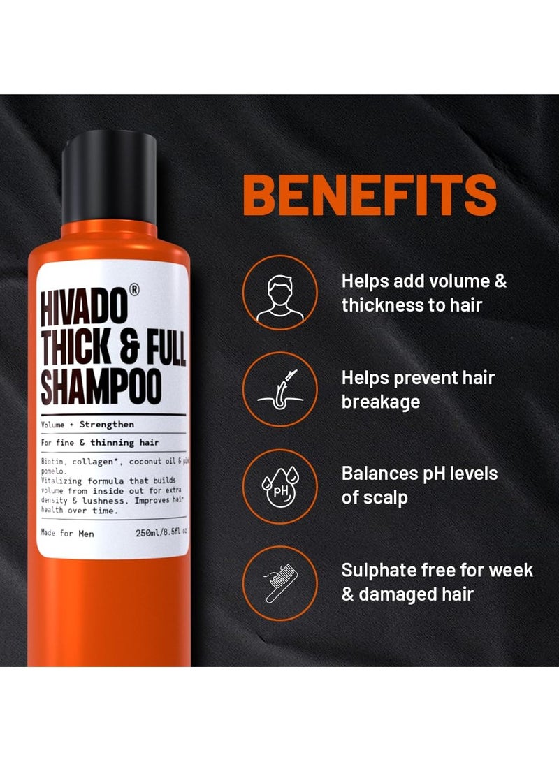 هيفادو شامبو الشعر الكثيف والممتلئ - الشعر الخفيف والضعيف - كثافة وخضرة - تقوية الشعر من الجذور إلى الأطراف - شعر قوي - غير سام للرجال, - Image 4