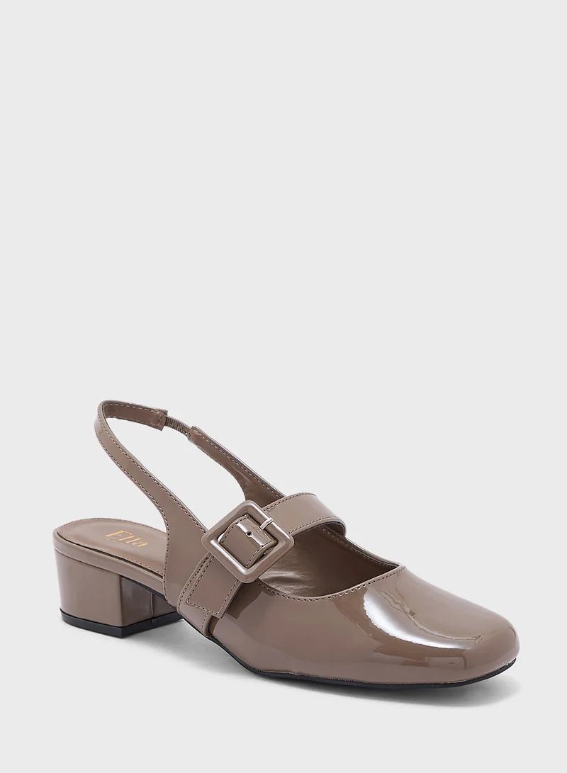ELLA Block Heel Mary Jane Pump