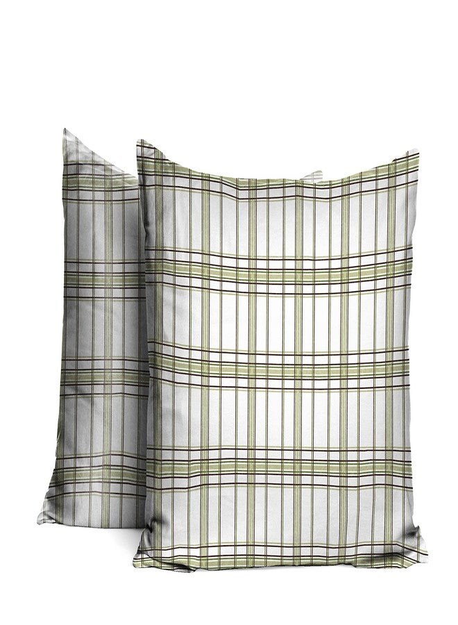 Pointehaven Heavy Weight Flannel Sheet Set, Twin XL, Plaid Sage - Warm & Cozy - 100% Cotton Flannel Pre-Shrunk -170 GSM -Deep Pockets -Easy Fit Elastic All Around-Comfy Double Brushed - Image 4