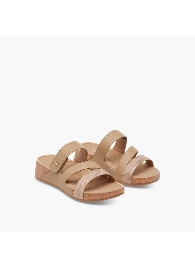 لو كونفورت Women's Slip-On Comfort Sandals