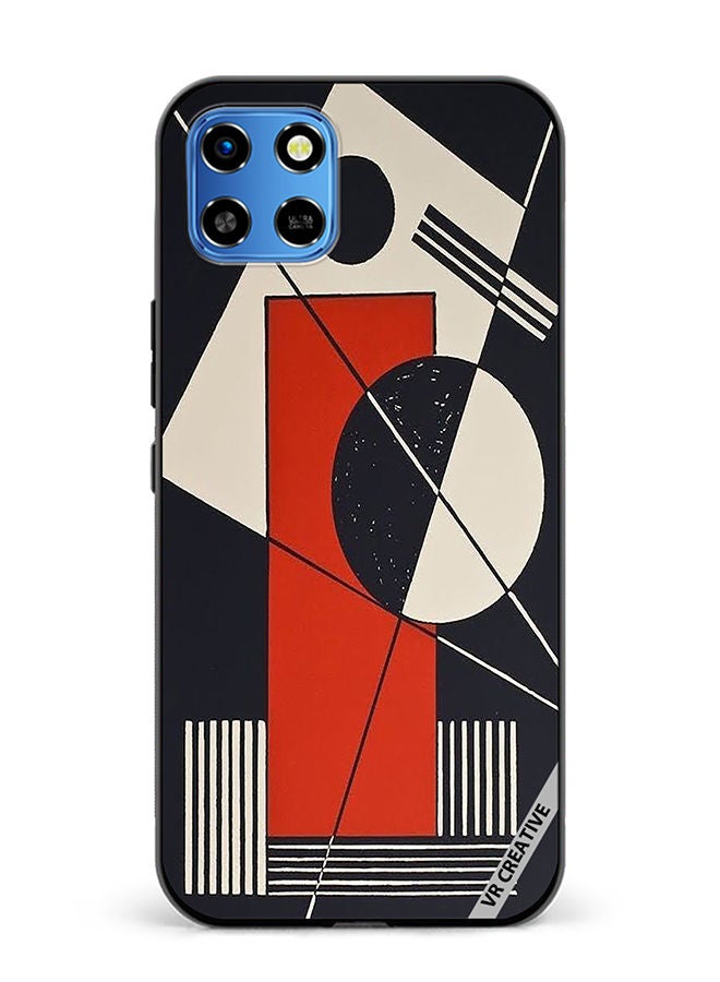 VR CREATIVE Protective Case Cover For Infinix Smart 6 HD Abstract Design Multicolour - Image 1