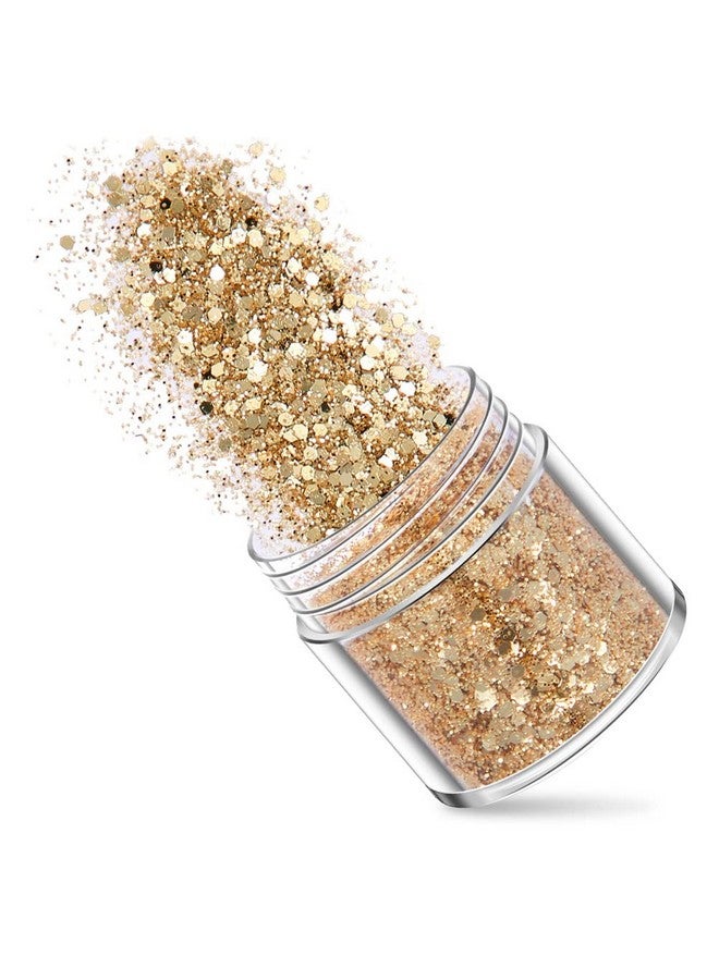 YKZFUI Holographic Nail Art Glitters Gold Silver Nail Sequins 3D Laser Acrylic Nails Powder Dust Flakes Nail Art Supplies For Nails Art Decoration Nail Sparkle Manicure Accessories Glitters Crafts 5 Boxes - Image 4