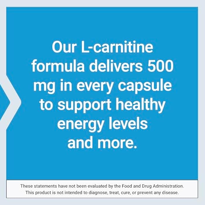 Life Extension L-Carnitine – 500 mg, Energy Supplement, Memory Supplement – Free Form Amino Acid, Nitric Oxide Support – Gluten-Free, Non-GMO, Vegetarian – Two Pack - 2 x 30 Capsules - Image 5