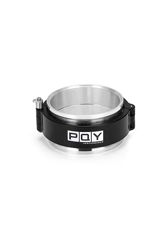 PQY 35 Inch Quick Release V Band Clamp with Flange Aluminum Quick Connect Intake Intercooler Pipe HD Clamp - Image 1