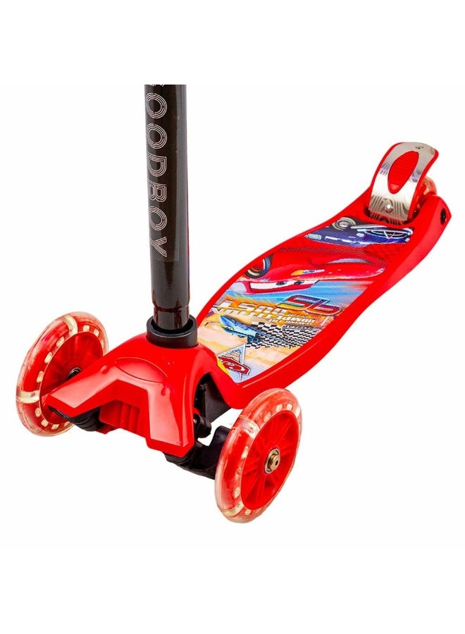 Dream Land Foldable PVC Wheels Cars Red Scooter - 306 - Image 3