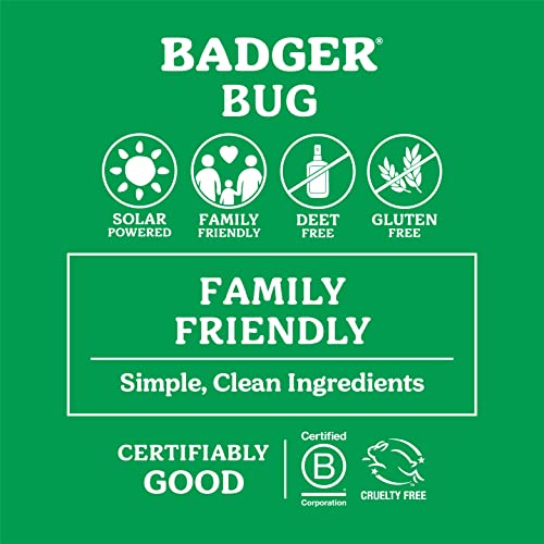 Badger Bug Repellent Tin, Organic Deet-Free Mosquito Repellent with Citronella, Family Friendly Pleasant Smelling Insect Repellent, Easy to Use Travel Size, .75 oz Tin - Image 4