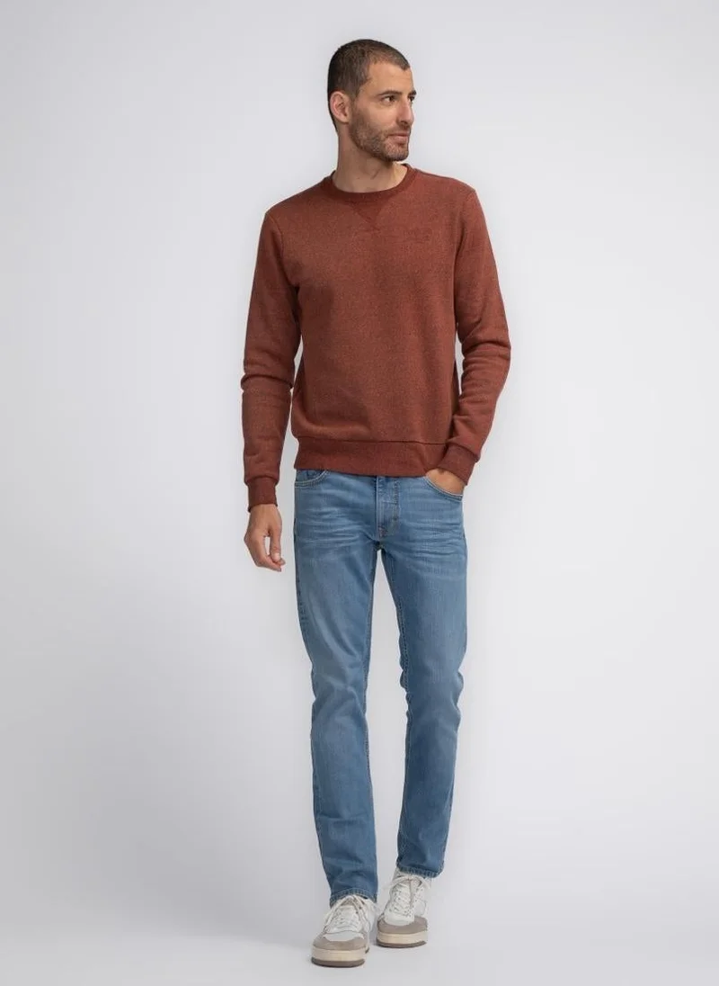 Petrol Industries 2121-Warm Chili Men Sweater Round Neck Print for Men | Best Price UAE
