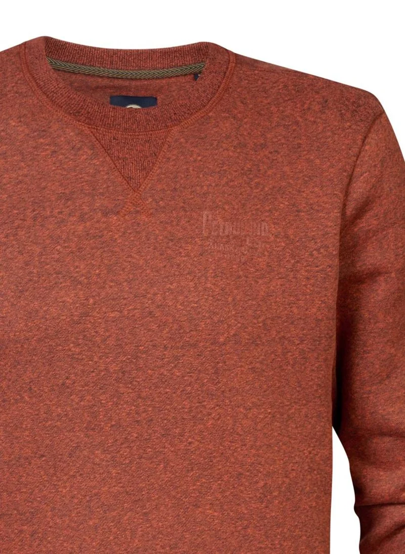 Petrol Industries 2121-Warm Chili Men Sweater Round Neck Print for Men | Best Price UAE