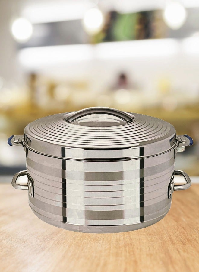 DESSINI Hotpot Stainless Steel Casserole With Lid Silver 30000ML - Image 1