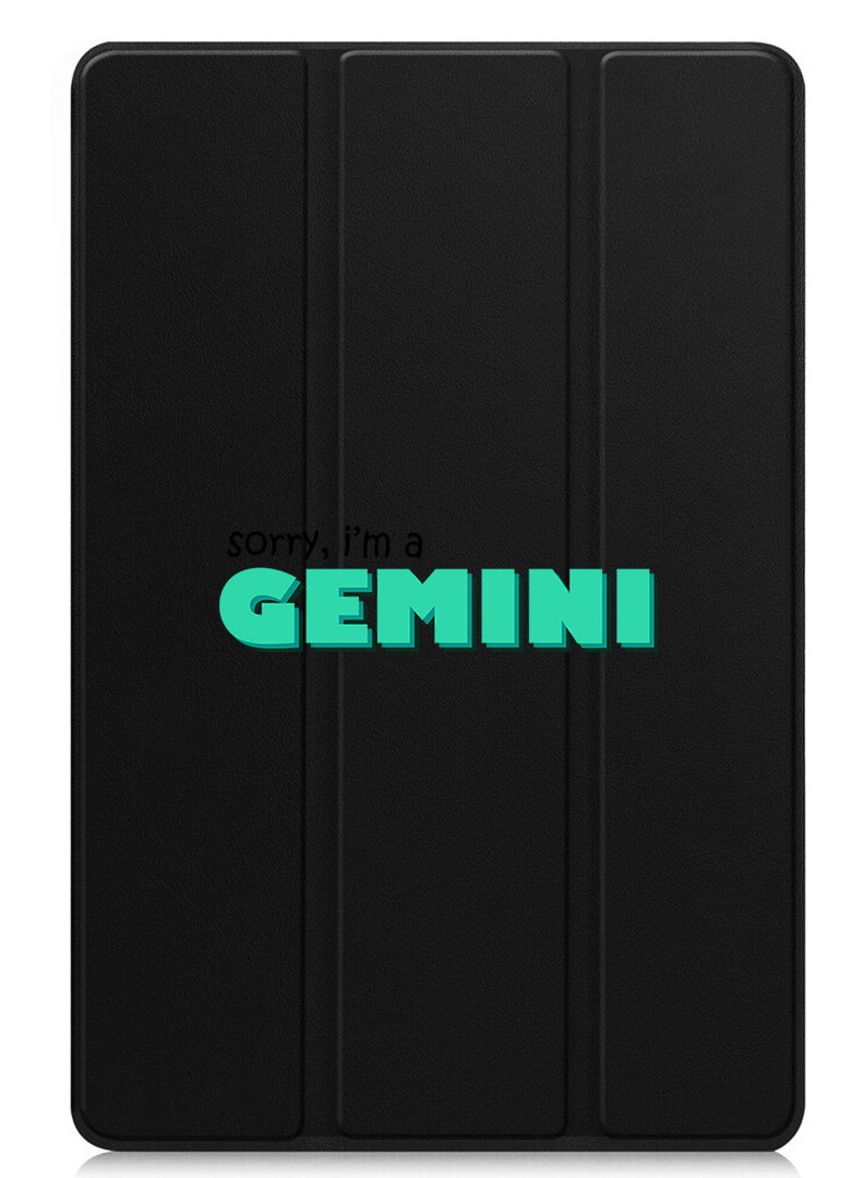 Theodor Protective Flip Case For Xiaomi Pad 7 & Xiaomi Pad 7 Pro With Trifold Stand Auto Wake Sleep Shockproof Cover - Gemini - Black - Image 1