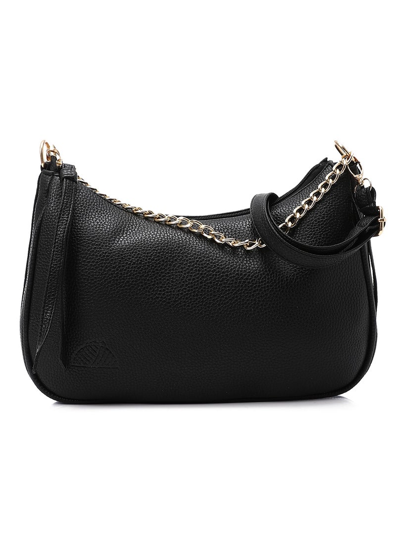 RITZY - Caprice Shoulder Bag - Black - Image 1