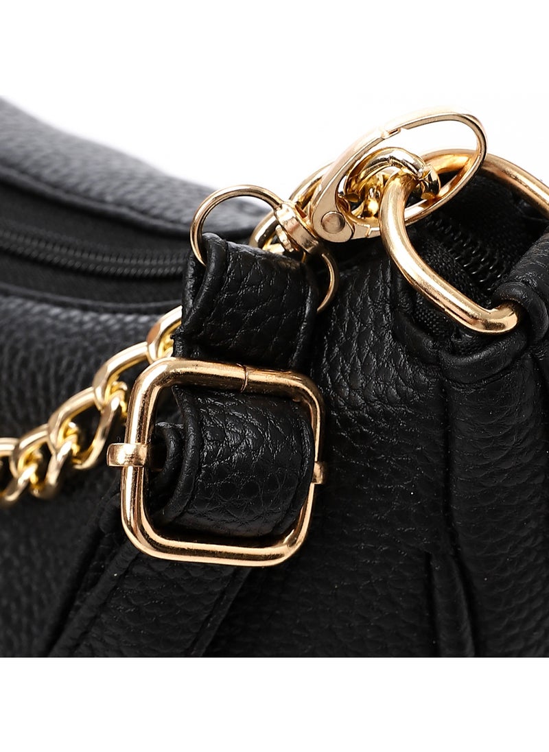 RITZY - Caprice Shoulder Bag - Black - Image 1