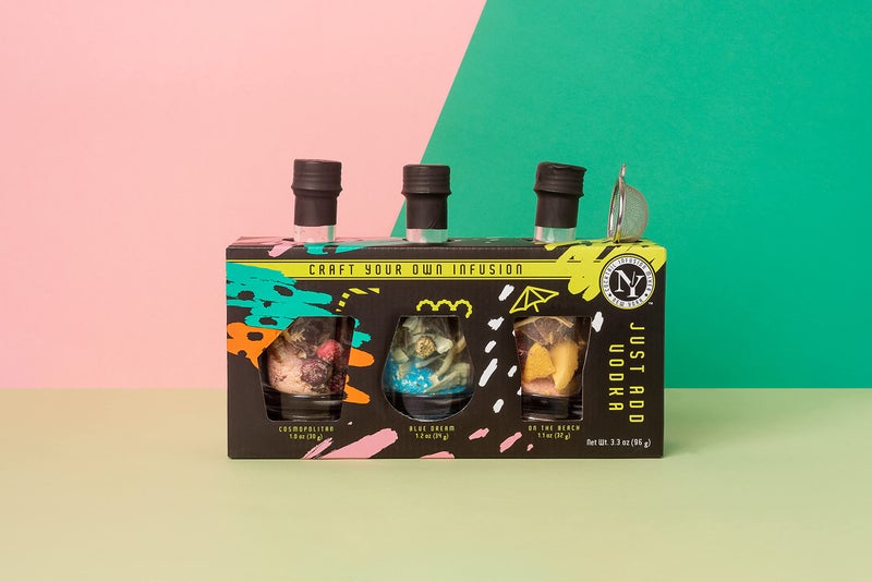 خلاط مشروبات الكوكتيل من نيويورك - حلم أزرق / كوزموبوليتان / على الشاطئ - مجموعة من 3 خلطات - Image 5