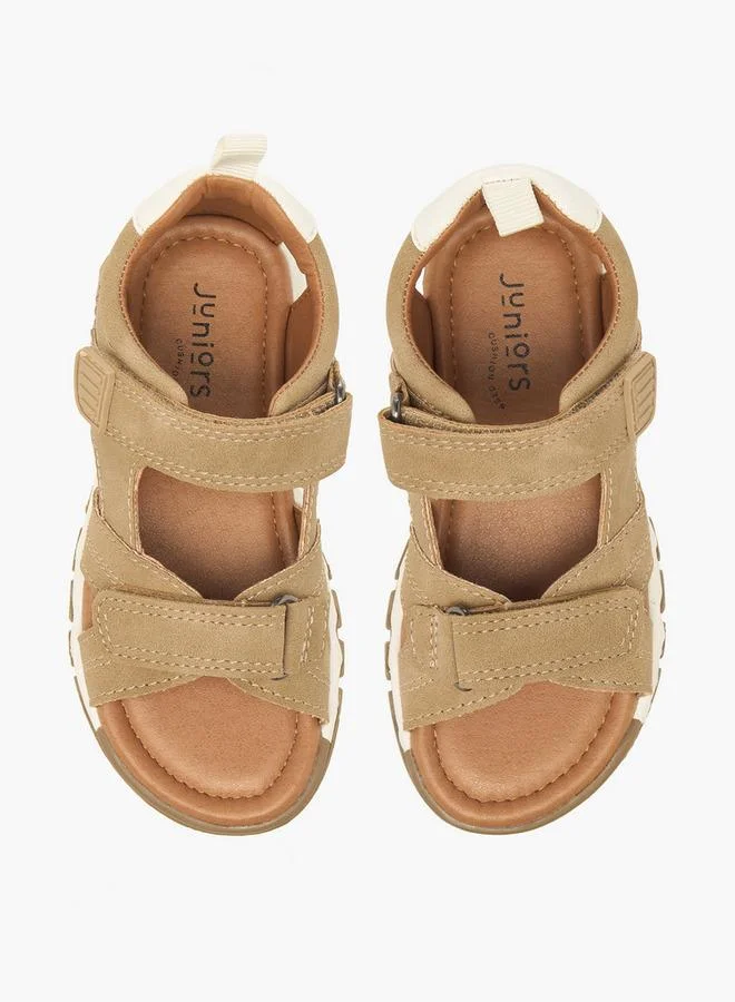 Juniors Boys Open Toe Hook & Loop Sandals