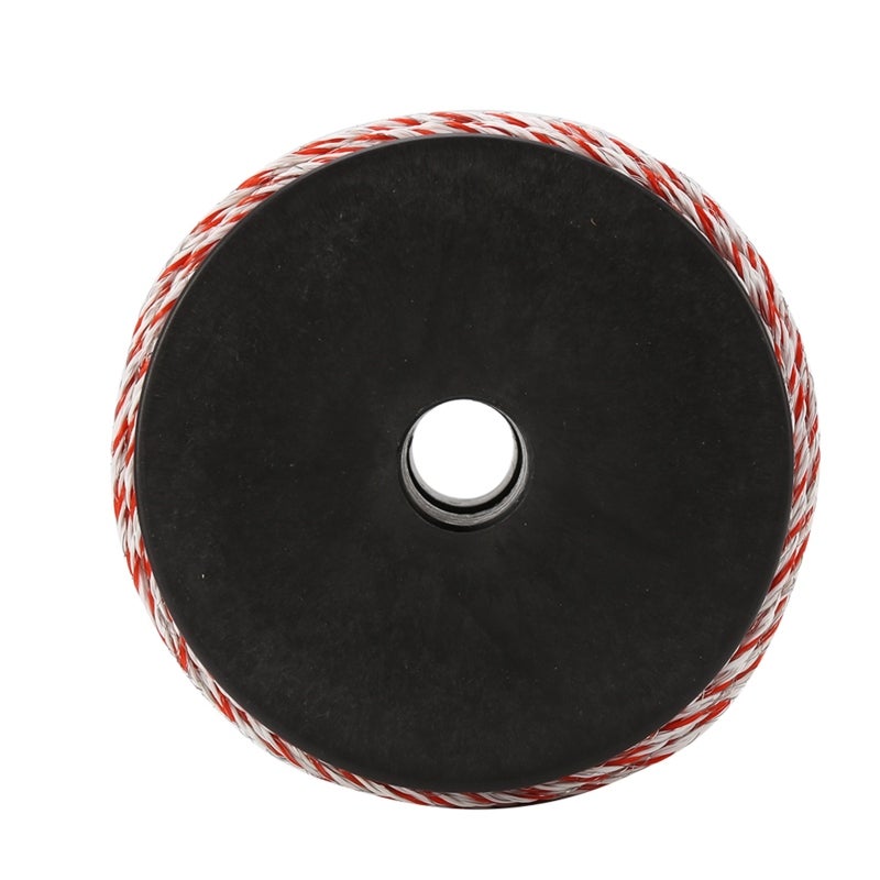 Electric Livestock Fence Polywire: 500 Meters Multi-Strand Stainless Steel Conductive Wire - Anti-Rust High-Conductivity Red & White Visible Rope for Livestock Containment Farm Fencing - Image 4