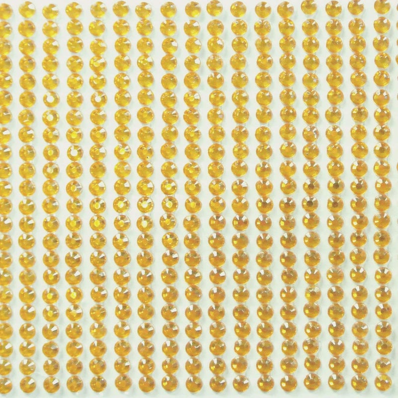 Wrapables 846-Piece Adhesive Rhinestone Crystal Diamond Sticker, 4mm, Orange - Image 4