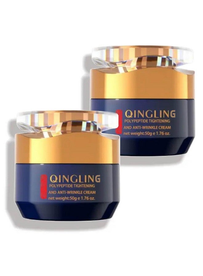 JINMAO Qingling Crema Para Arrugas, Qingling Face Cream, Qingling Wrinkle Removal Cream, Quinglin Polypeptide Tightening and Anti-Wrinkle Cream, Face Cream, Neck Cream, Eye Cream 3-In-1 (2) - Image 1