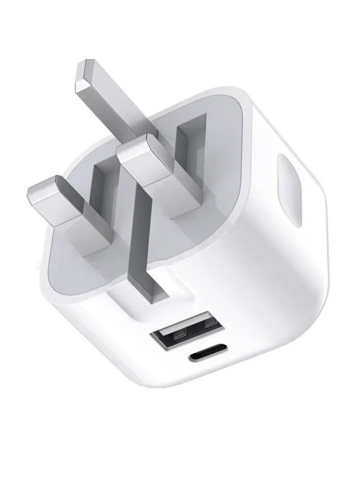 Dual Ports USB Type C Fast PD Power Charger Adapter 20W  - Image 2