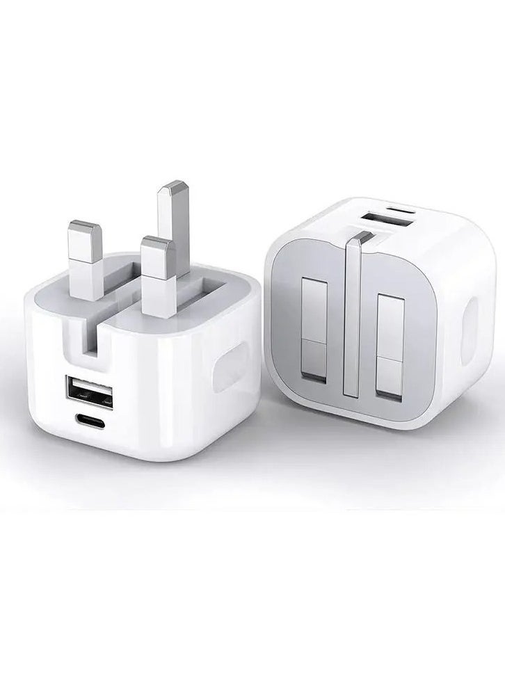 Dual Ports USB Type C Fast PD Power Charger Adapter 20W  - Image 3