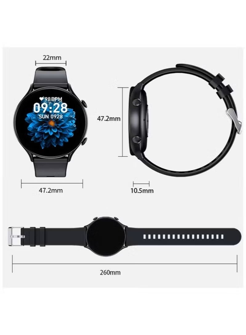 iOsuite Prime 1 Smartwatch with Bluetooth Connectivity, 1.46-inch Screen, Fitness Tracking with Heart Rate Monitor - Image 2