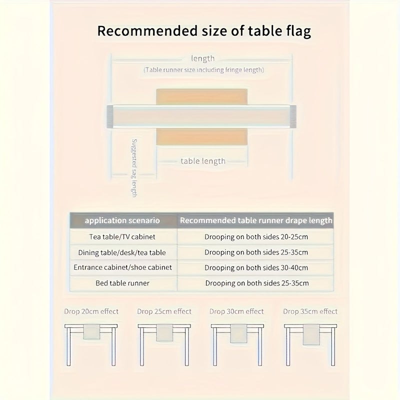 A White Embroidery Floral Vine Design Table Runner 39x270cm with Tassels for Kitchen Dining Coffee Table Wedding Daily Decor - Image 3