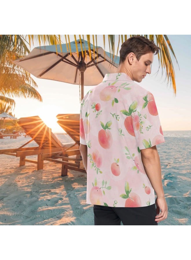 visesunny Novelty Hawaiian Shirt for Men Unisex Summer Beach Casual Short Sleeve Button Down Shirts Tropical Vacation Clothes, Multicolor001, XXL - Image 2