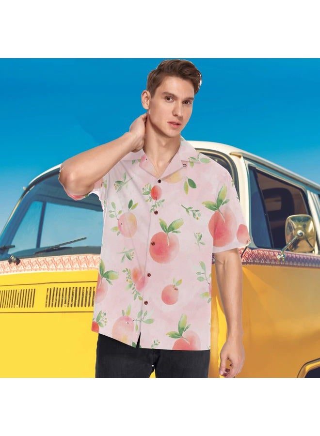 visesunny Novelty Hawaiian Shirt for Men Unisex Summer Beach Casual Short Sleeve Button Down Shirts Tropical Vacation Clothes, Multicolor001, XXL - Image 5