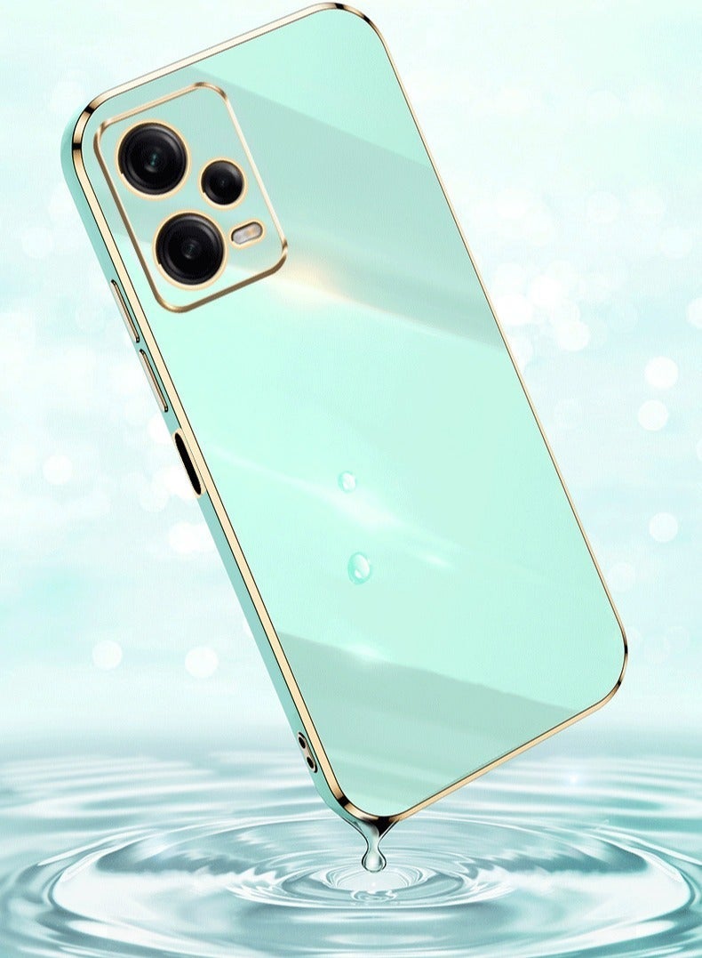 Xiaomi Redmi Note 13 Pro Plus 5G Green Mobile Phone Case Cover, Luxury Plating Soft Back Cover, Raised Full Camera Protection - Image 2