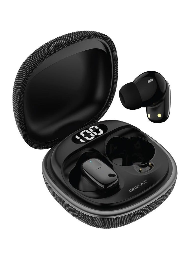 Gizmo Purity ENC Wireless Earbuds with MEMS Microphone / Bluetooth V5.4 / IPX5 Water Resistant / 6 Hours Play Time / 10 Meters Transmission Range - Black  - Image 1