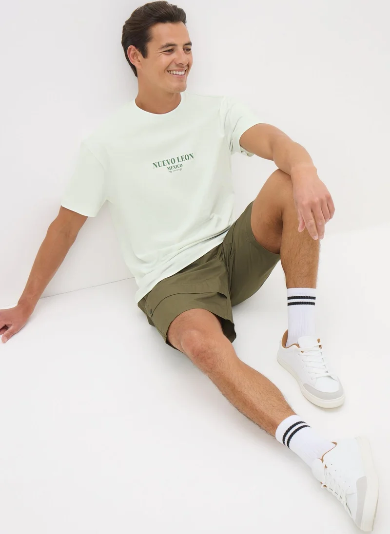 Matalan Mint Lemon Slogan T-Shirt