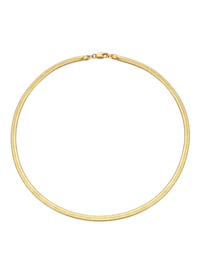 The best gold necklace, stiff and stylish, made of stainless steel gold-plated material, party accessory gift, anti allergic - Image 5