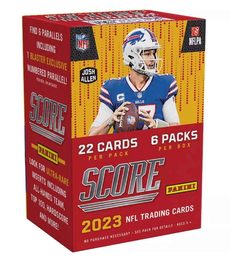 SCORE 2023 Score Football Card Blaster Box 132 Cards - Image 2