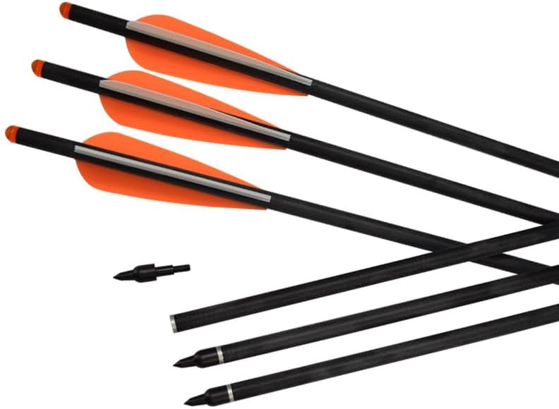 TY Archery Carbon Crossbow Bolts 16 18 20 Inch Hunting Archery Arrows with 4" Vanes Replaced Arrowhead Tip (Pack of 12) - Image 5