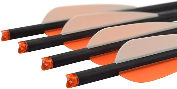 TY Archery Carbon Crossbow Bolts 16 18 20 Inch Hunting Archery Arrows with 4" Vanes Replaced Arrowhead Tip (Pack of 12) - Image 4