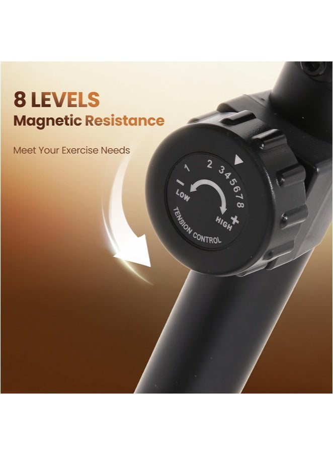 Fitness World Medical exercise bike equipped with an LCD screen and adjustable magnetic resistance for cardio, training and fitness exercises - Image 2