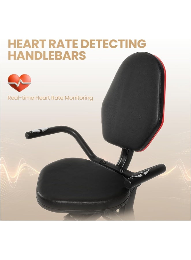 Fitness World Medical exercise bike equipped with an LCD screen and adjustable magnetic resistance for cardio, training and fitness exercises - Image 4