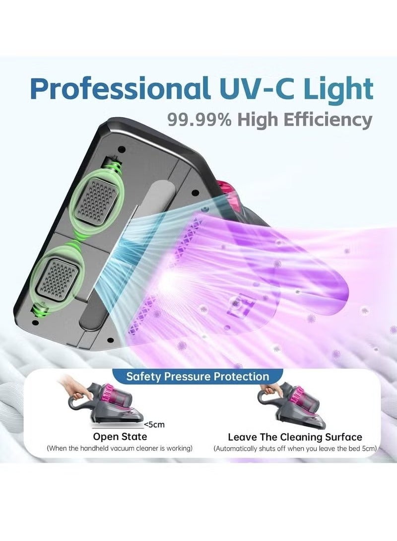 ELTRAZONE Cordless 5-in-1 Lightweight Stick Vacuum Cleaner – Rechargeable Handheld Vacuum with Powerful Suction, Mop Function, Mite Remover, Dust Brush & Car Vacuum – 260ML Water Tank, 3-Speed Settings, Visible Dust Cup – Portable Cleaning Solution for Home & Auto Use - Image 4